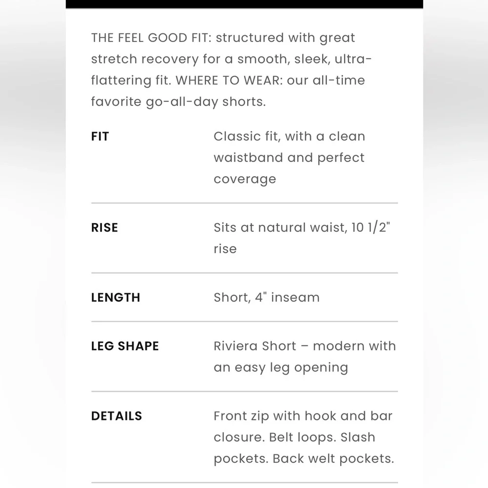 Loft’s Riviera Shorts in Doubleweave - Picture 7 of 9